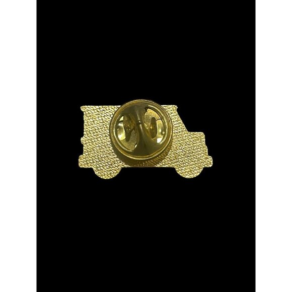 Vintage Yellow School Star Bus Teacher and Students Enamel Brooch Pin Jewelry - Picture 3 of 5